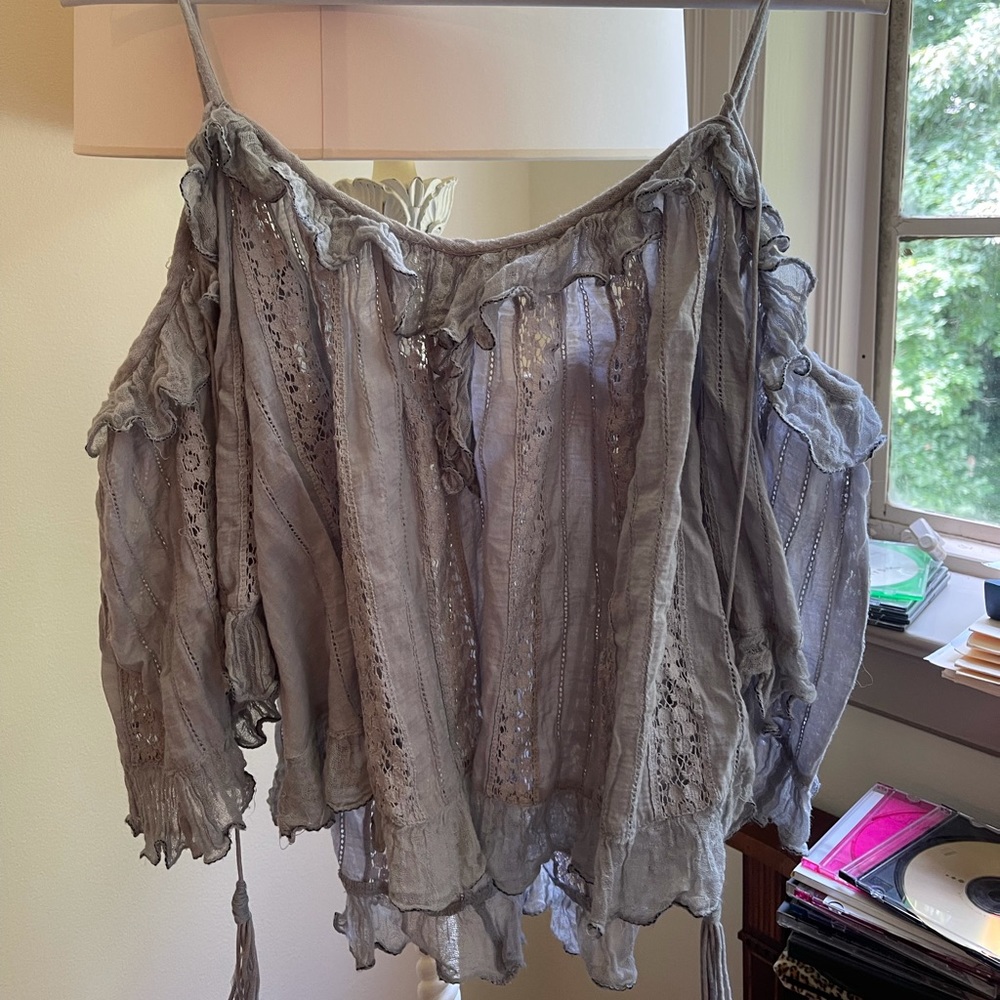 Off the shoulder free people top